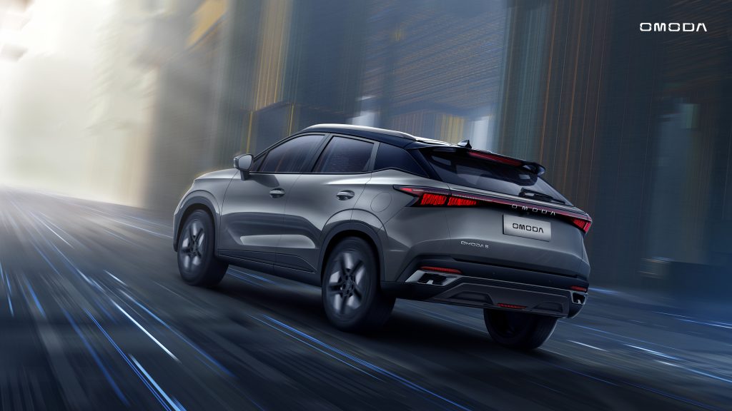 nuevo diseño coche omoda 5